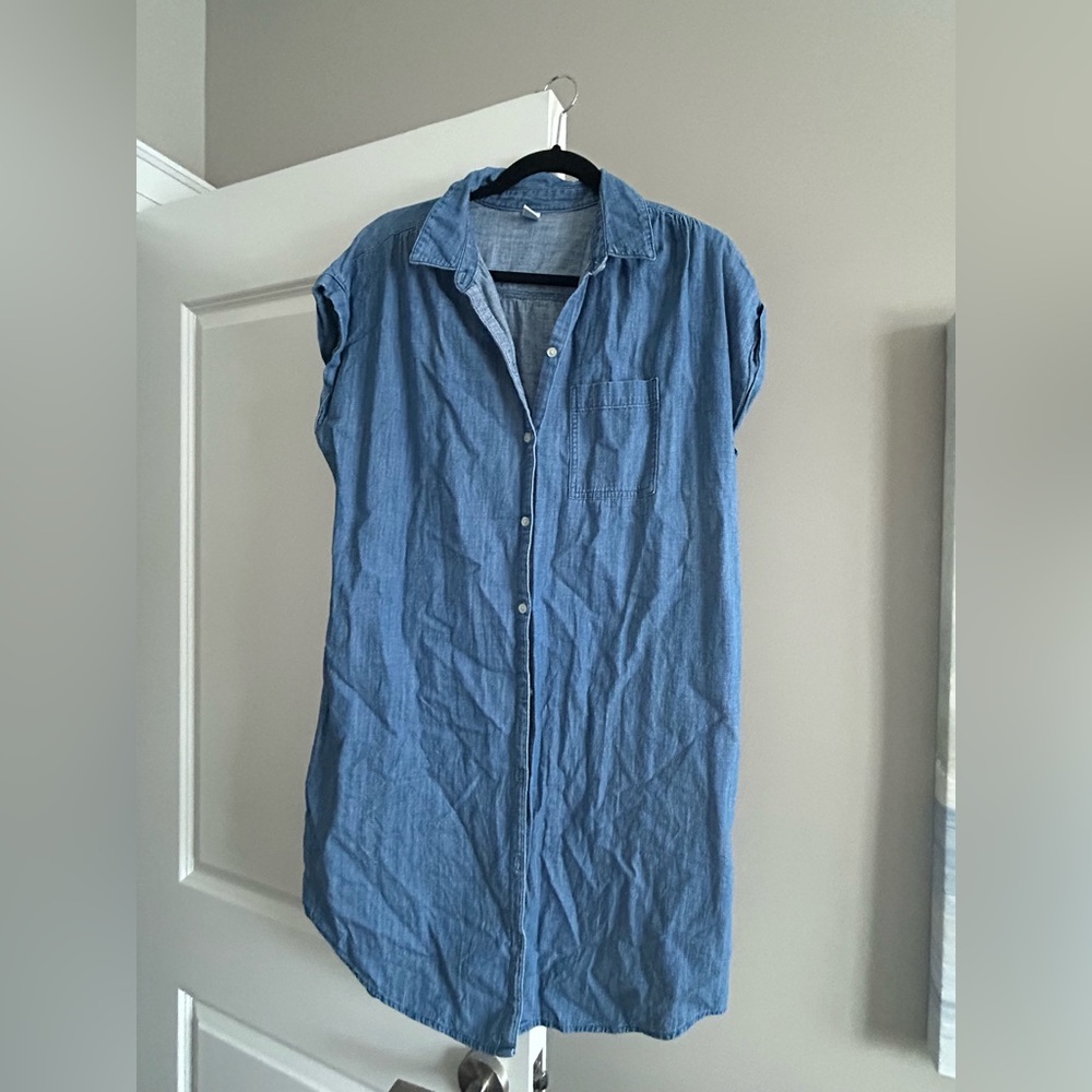 Old Navy Indigo Denim Dress - Picture 1 of 3